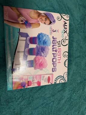 Pink, Purple, Blue Kids Bath Set